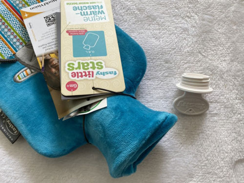 Túi chườm trẻ em Fashy họa tiết Lừa xanh