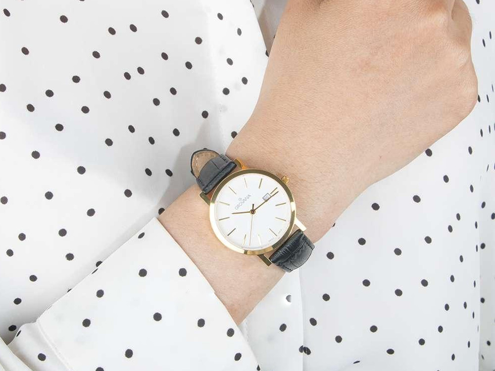 Đồng hồ Grovana 3230.1913 nữ kính Sapphire 35mm