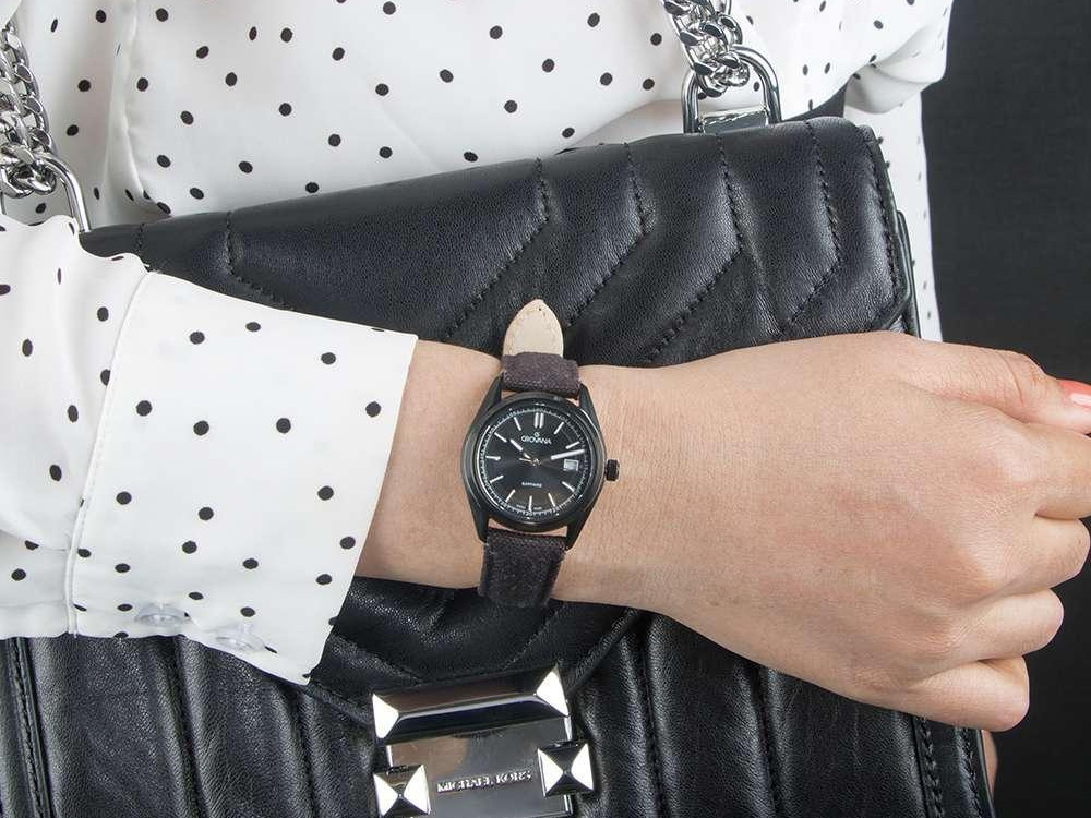 Đồng hồ Grovana 4556.1132 nữ kính Sapphire 33mm