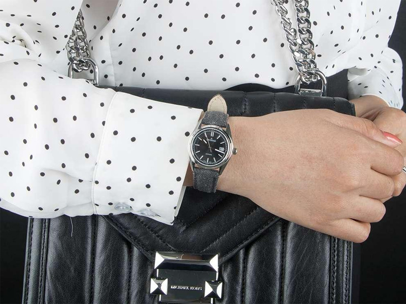 Đồng hồ nữ Grovana 5585.1537 (Dây vải dù, kính Sapphire, kích thước mặt 30mm)