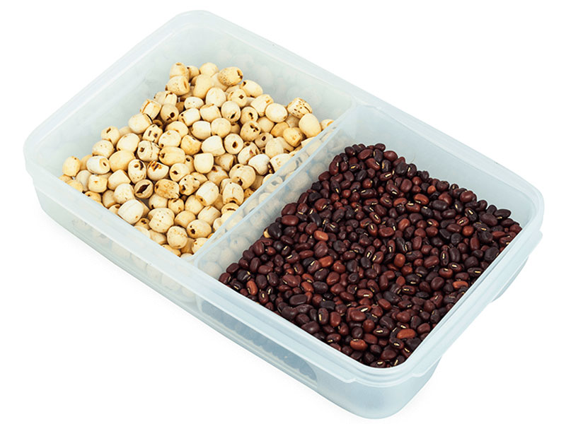 Hộp bảo quản thực phẩm khô Biozone chia ngăn KB-DR800P2