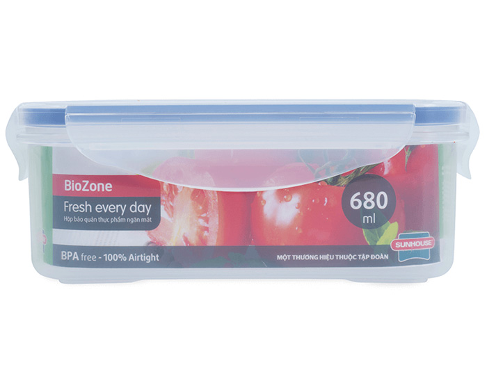 Hộp bảo quản thực phẩm ngăn mát Biozone KB-CO680P