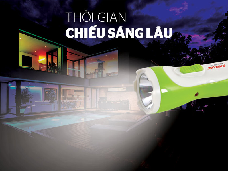 Đèn pin tay cầm Sunhouse SHE-4051