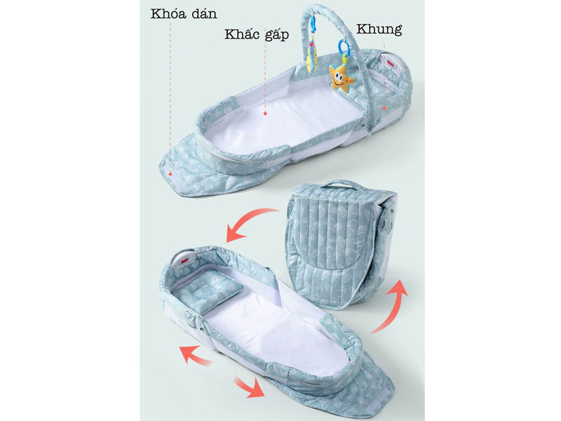 Giường nôi xách tay đa năng IBaby