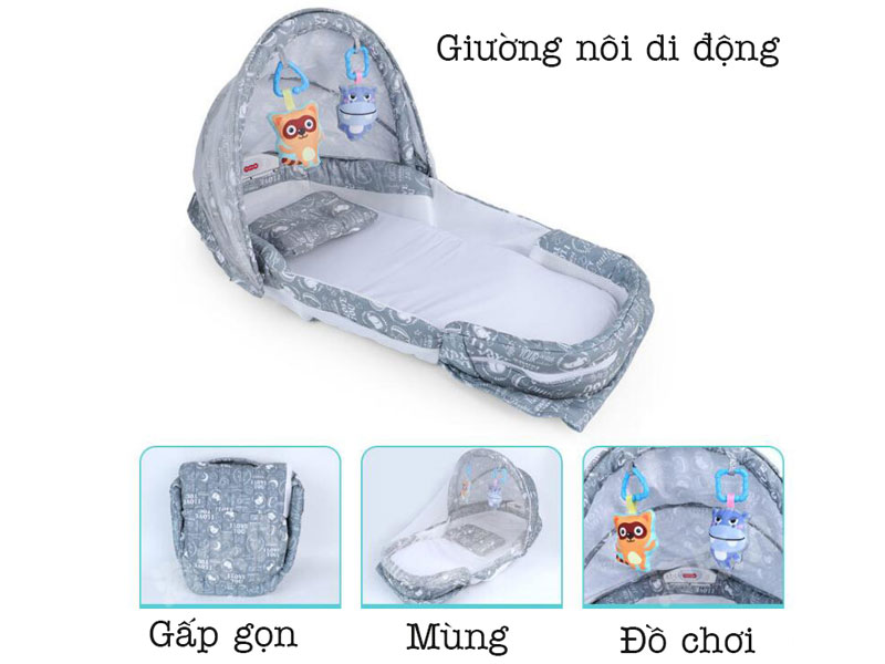 Giường nôi xách tay đa năng IBaby