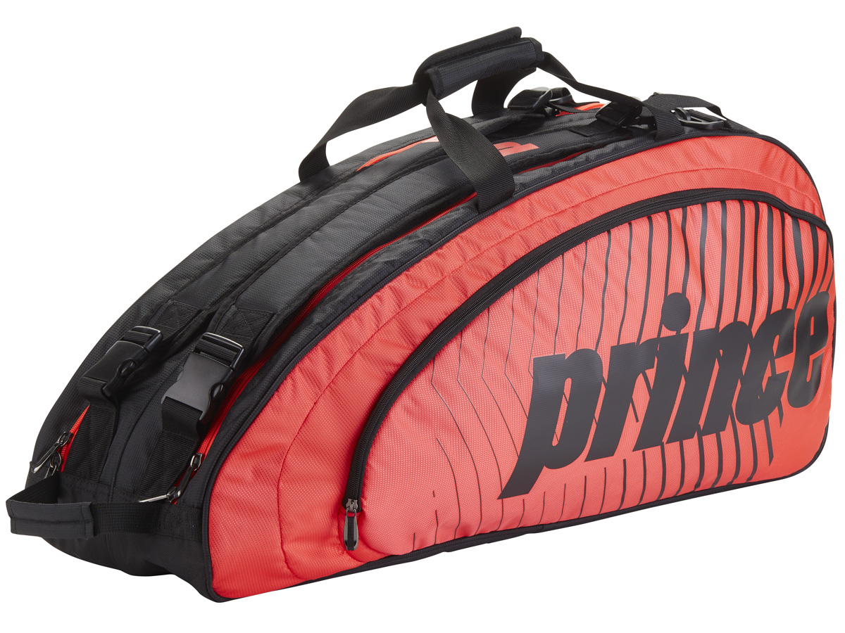 Bao tennis Prince Tour 18 Future 2 ngăn 6 pack đỏ/đen
