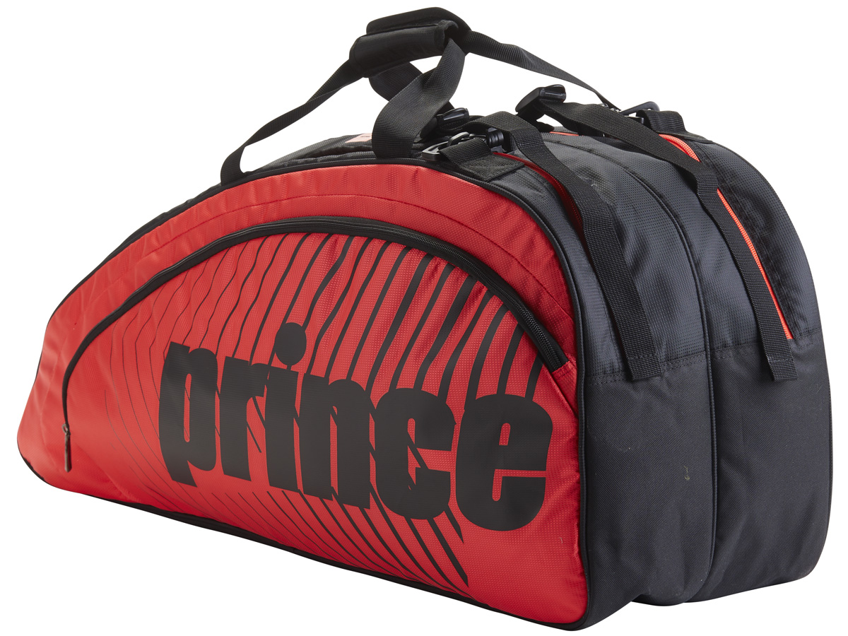 Bao tennis Prince Tour 18 Future 2 ngăn 6 pack đỏ/đen