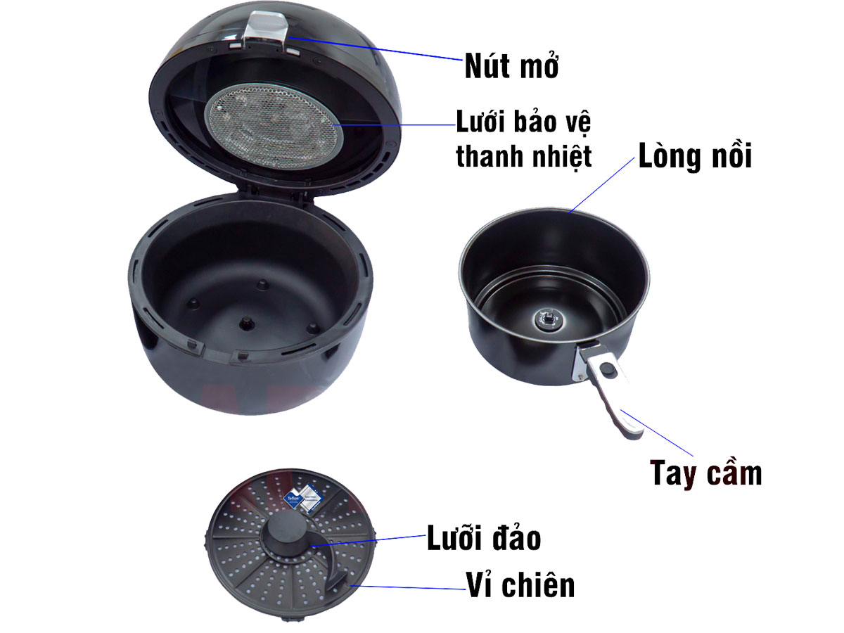 Nồi chiên không dầu Rapido RAF6.5M LUX