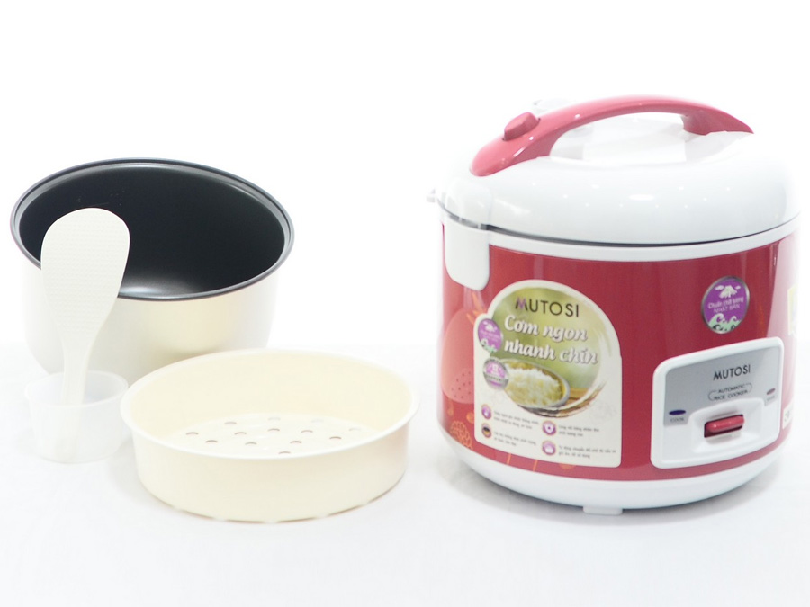 Nồi cơm điện chống dính 1.8 lít Mutosi MR-16R