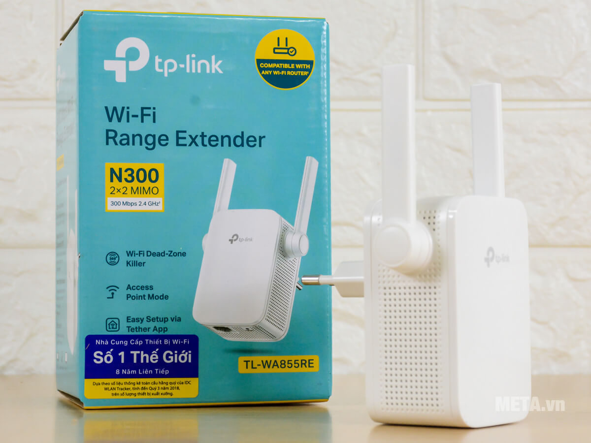 Bộ kích sóng wifi Repeater 300Mbps TP-Link TL-WA855RE