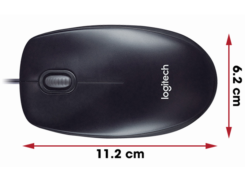 Chuột quang có dây Logitech M100R
