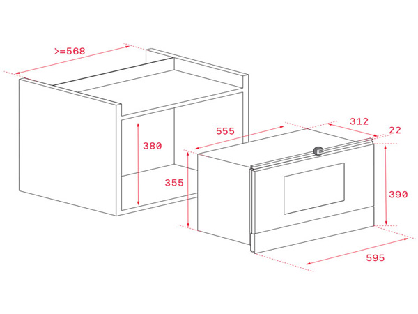 Lò vi sóng có nướng 22 lit Teka ML 822 BIS L (40584300)