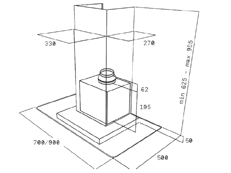 Máy hút mùi Teka DG 980 (40485352) - 900mm