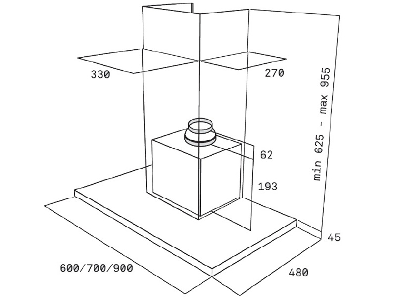 Máy hút mùi Teka DSJ 750 (40484831) - 70cm
