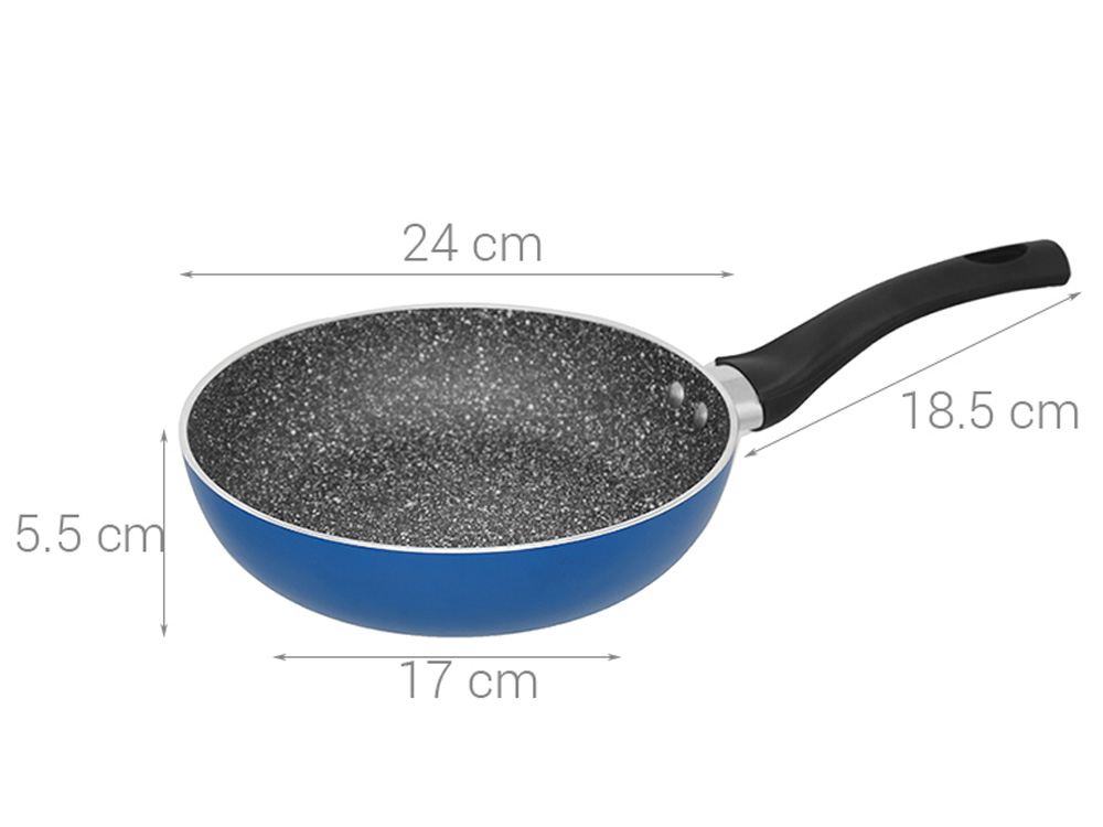 Chảo vân đá đáy từ Colosseum Y1 EL-3719 (Size 24cm)