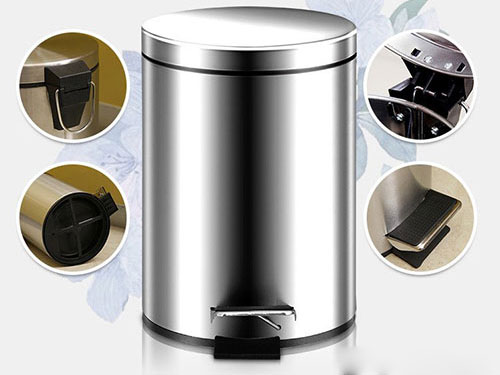 Thùng rác Inox đạp chân Paloca 5 lít