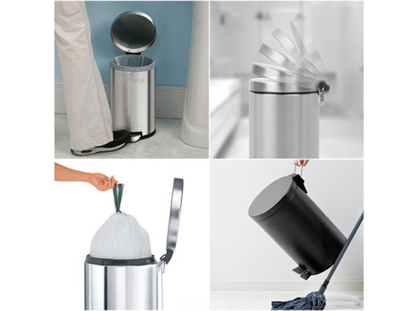 Thùng rác inox đạp chân Paloca (30 lít)
