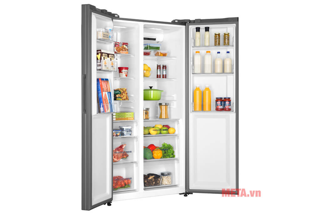 Tủ lạnh Side By Side Aqua AQR-IG696FS (GB) - 576 lít