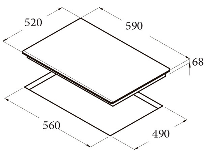 Bếp từ Cata IB 603 WH