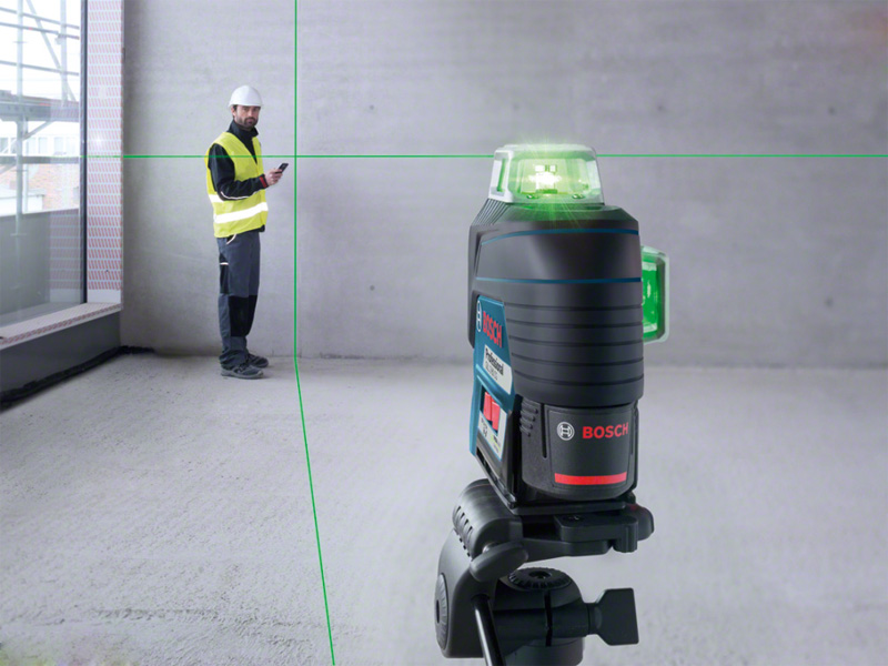 Máy cân mực laser Bosch GLL 3-80 CG (tia xanh)