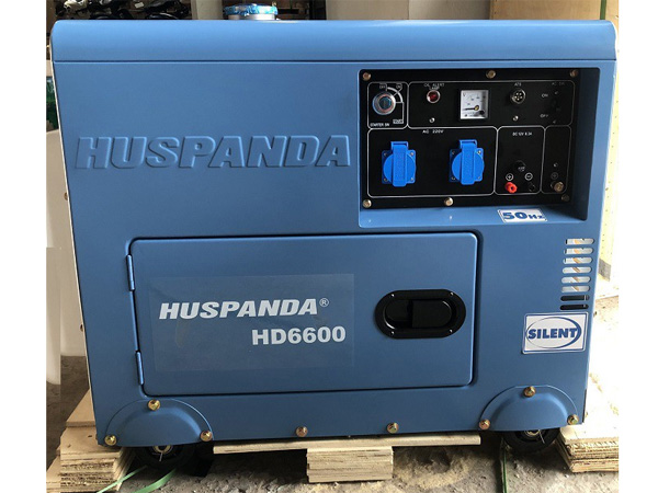 Máy phát điện chạy dầu 7KW Huspanda HD8600 (chống ồn)