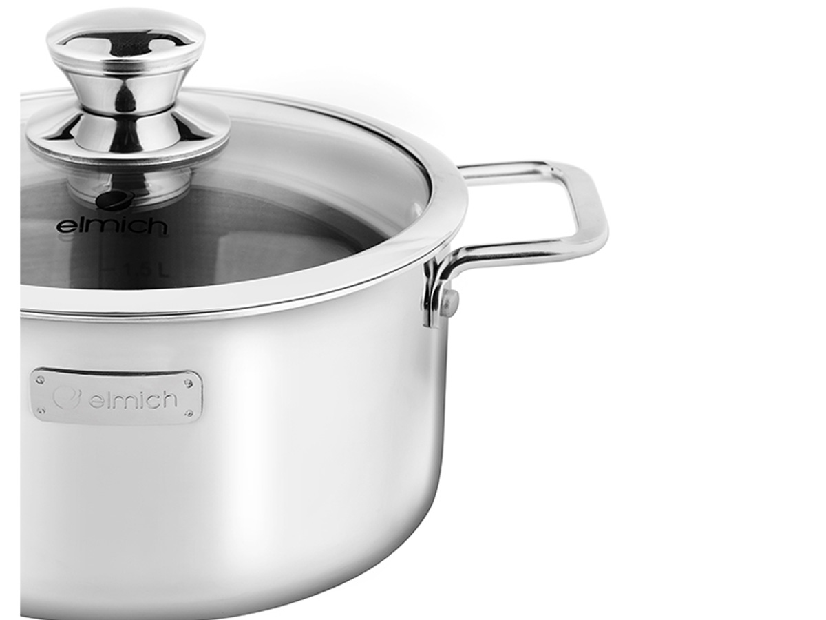 Nồi Inox 3 lớp đáy liền Elmich Trimax classic 2408OL size 24cm