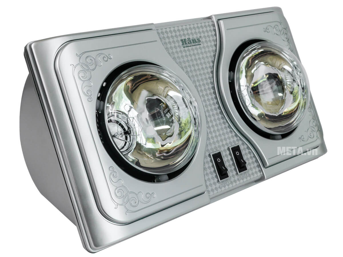 Đèn sưởi nhà tắm Hans 2 bóng H2B