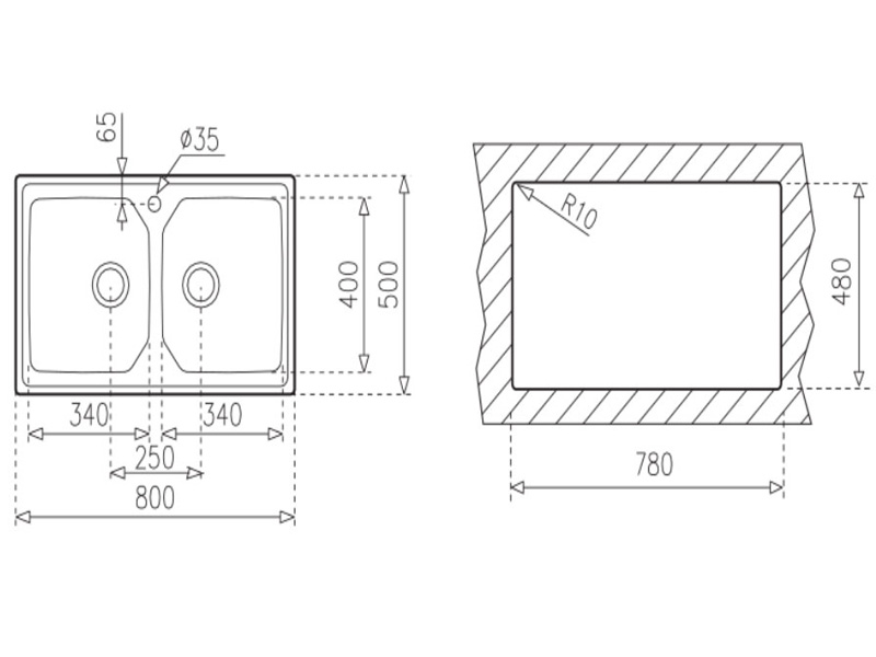Chậu rửa Teka Premium 2B 80
