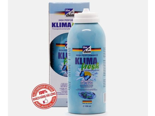 Dung dịch khử mùi khoang nội thất ô tô Bluechem Klima Fresh Fluid Vaporiser 150ml