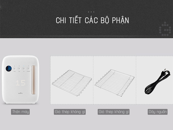 Máy tiệt trùng bình sữa có sấy khô bằng tia UV Spectra