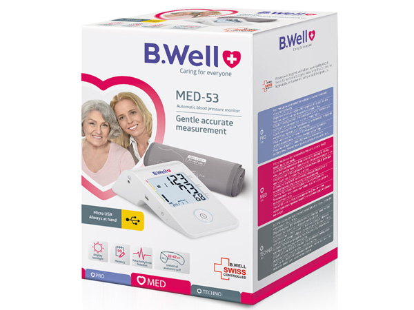 Máy đo huyết áp bắp tay B.Well Swiss MED-53