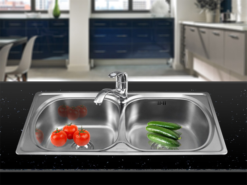 Chậu rửa Inox Sơn Hà 2H860S