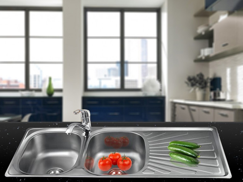 Chậu rửa Inox Sơn Hà 2HB1200