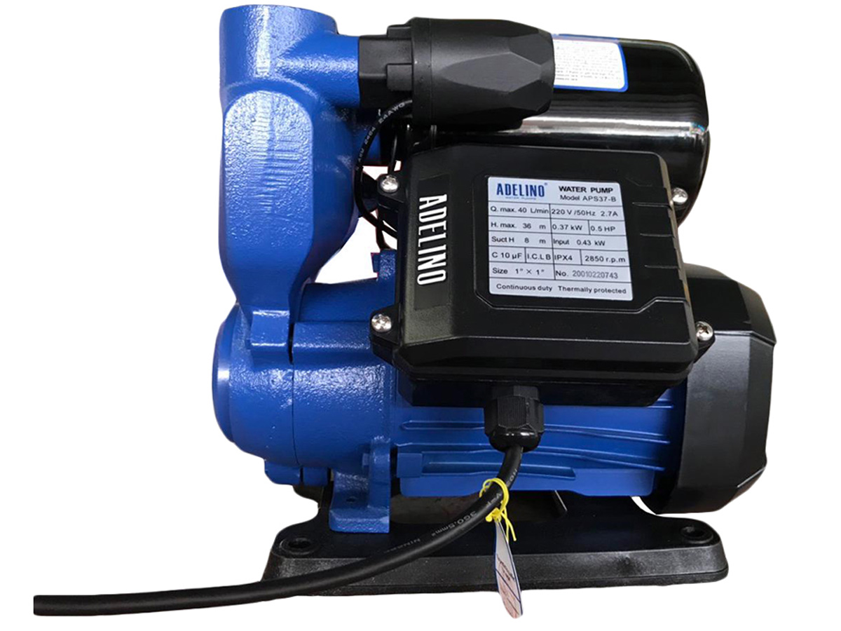 Máy bơm tăng áp Adelino APS37-B (0.5HP)