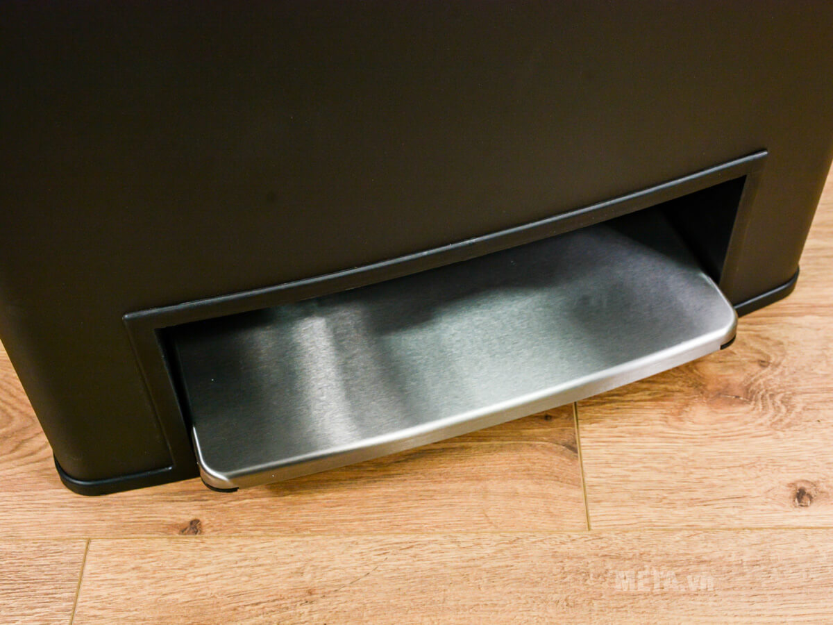 Thùng rác inox đạp vuông lớn Fitis Mega SPL2-903 - 40 lít