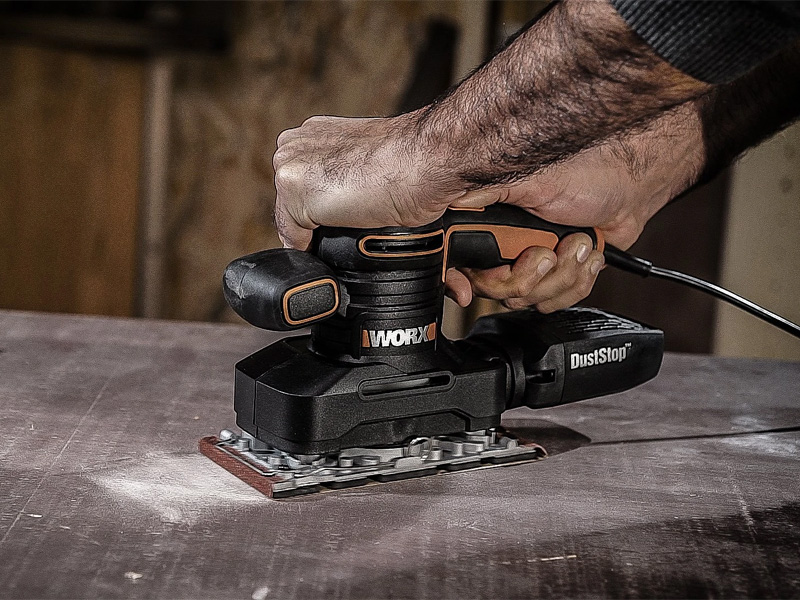 Máy chà nhám rung 250W Worx Orange WX641