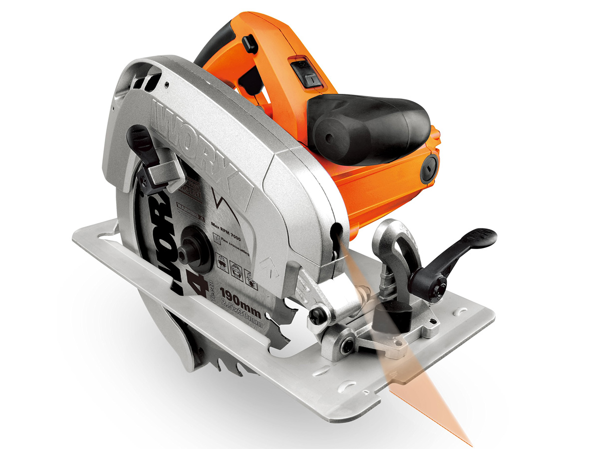 Máy cưa đĩa 190mm 1600W Worx Orange WX445