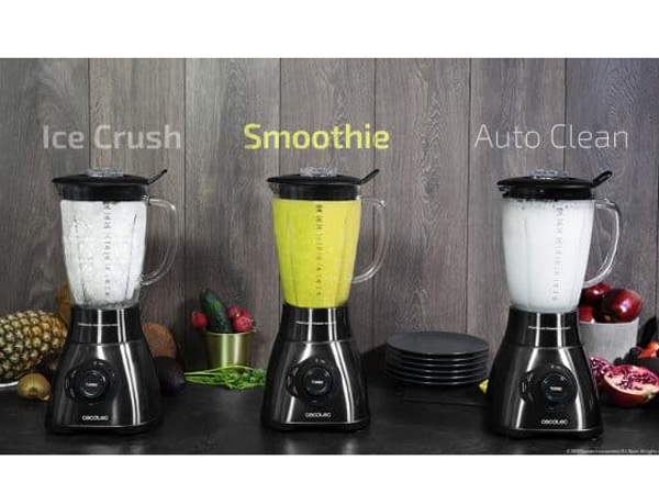 Máy xay sinh tố Cecotec Power Black Titanium 1800 Smart