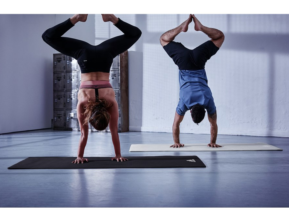 Thảm Yoga Adidas 8mm ADYG-10100GR/ADYG-10100RG - Xám tro