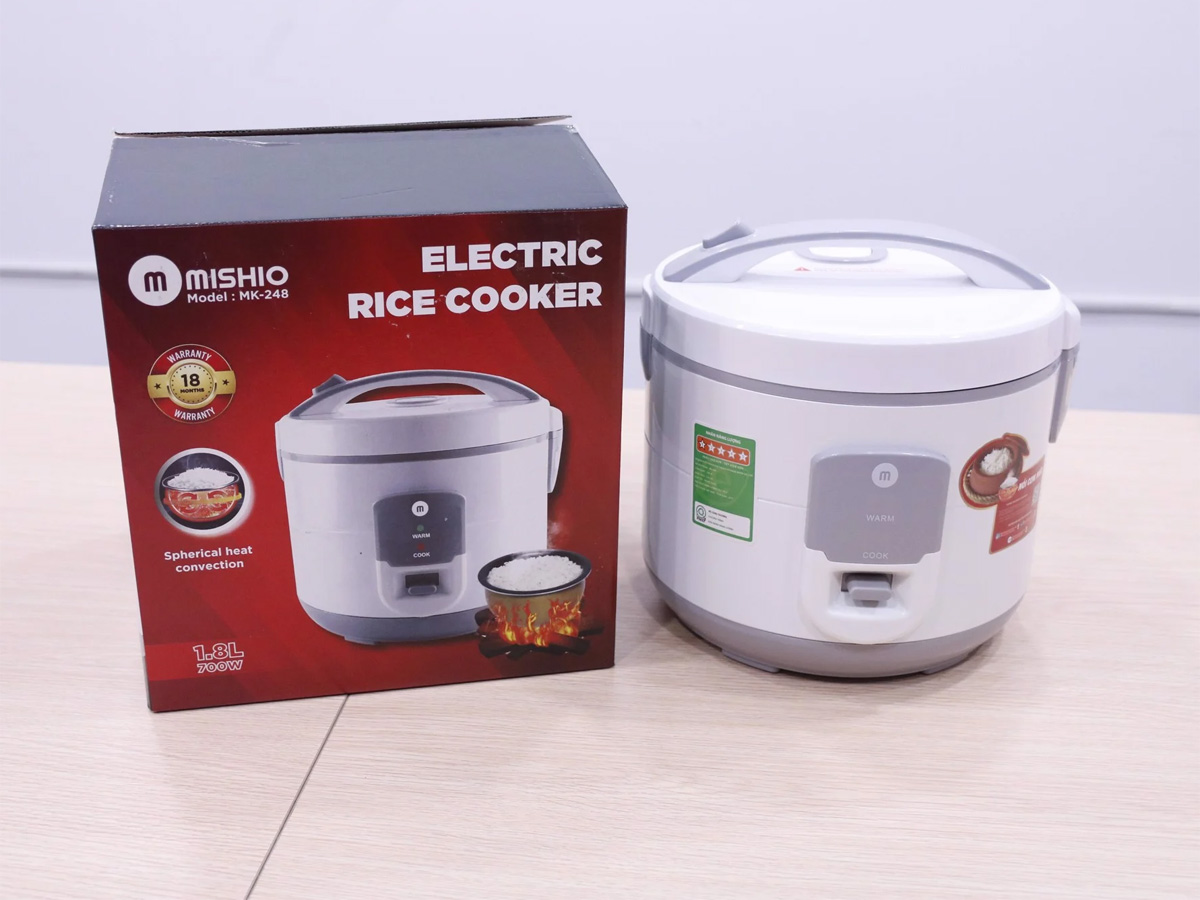 Nồi cơm niêu điện 1.8L Mishio MK248 700W