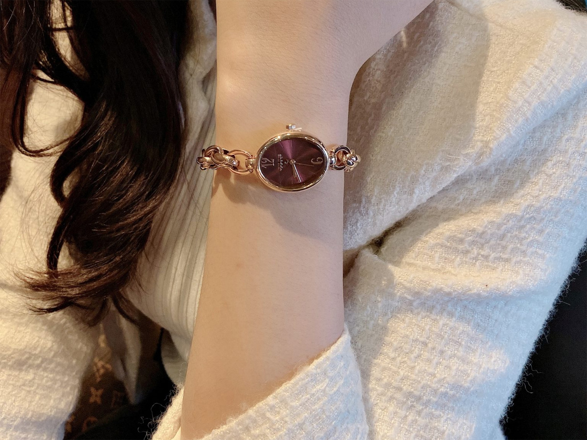 Đồng hồ nữ Julius Hàn Quốc dây thép JA-1258