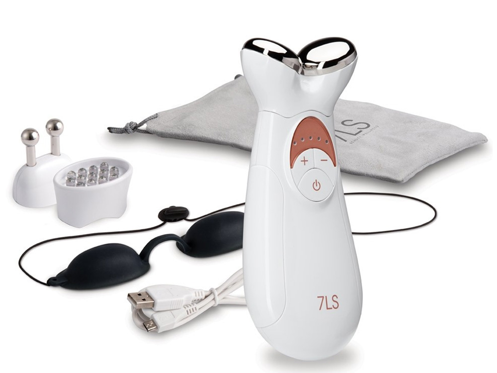 Máy nâng cơ mặt, trẻ hóa da bằng ánh sáng công nghệ Microcurrent 7LS Beauty FA7- 1400J