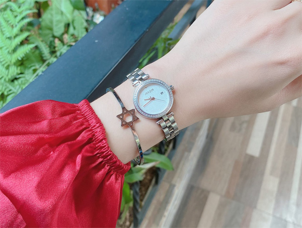 Đồng hồ nữ Julius Star JS-049 Hàn Quốc kính Sapphire