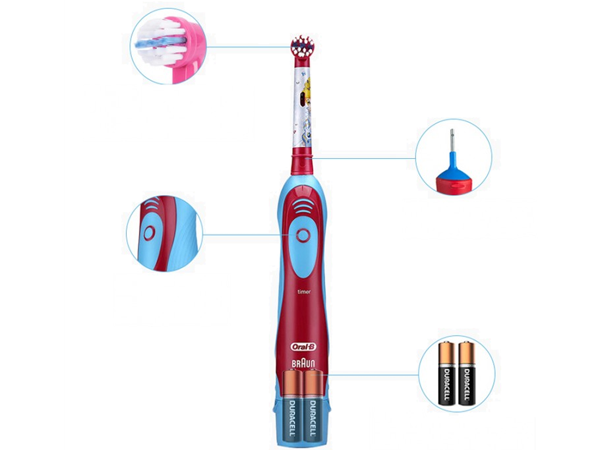 Bàn chải đánh răng cho bé Oral-B Stages Power DB4510K (Dùng pin)