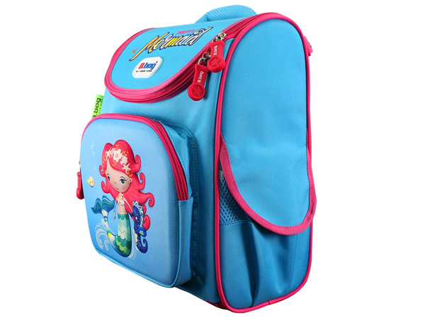 Balo chống gù Genius Box F2-MERMAID B-12-108 (xanh nhạt)