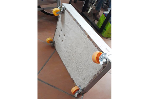 Đế ô lệch tâm vuông 2.5m