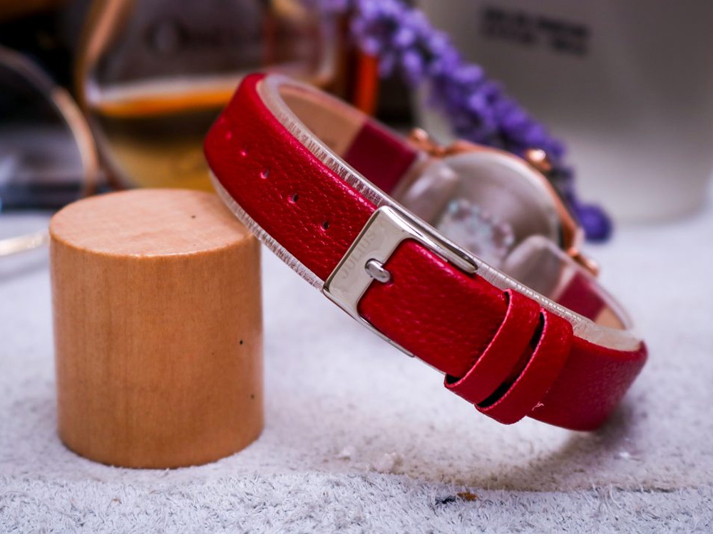 Đồng hồ nữ Julius JA-1211 Hàn Quốc dây da