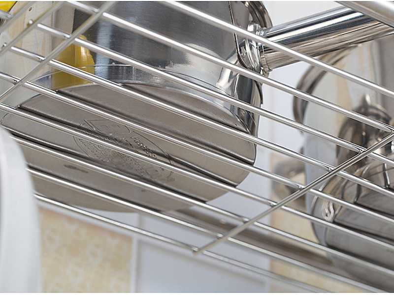 Giá để bát đũa inox 2 tầng Vando 6080 (120cm)