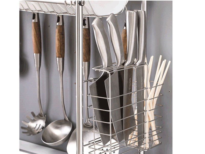 Giá để bát đũa inox 2 tầng Vando 6080 (120cm)