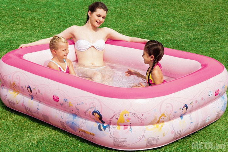 Bể phao chữ nhật hình công chúa Bestway 91056